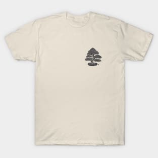 Woodblock Bonsai Tree T-Shirt